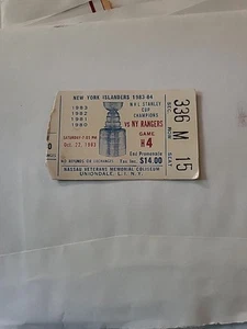 5/17/1983 NY ISLANDERS Win 4th STRAIGHT Stanley CUP Ticket STUB The CLINCHER !! - Picture 1 of 1
