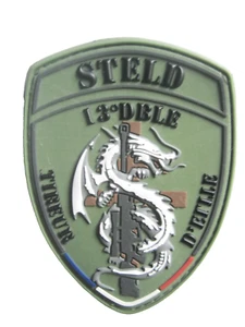 TRES RARE ECUSSON PVC INFANTERIE LEGION ETRANGERE 13° DBLE SNIPER LA STELD - Picture 1 of 1