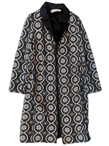 Cappotto ricamato Tory Burch UK 10