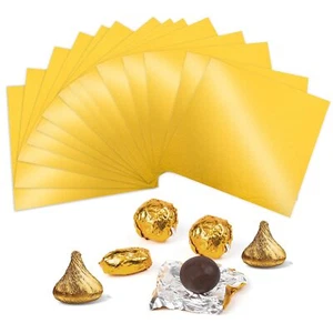 Aluminum Foil Candy Wrappers - Chocolate Wrapping Paper 300pcs Wrapper Homema... - Picture 1 of 6