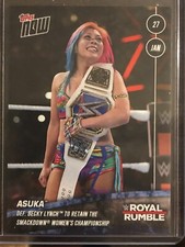 2019 Topps Now WWE #3 Asuka Royal Rumble