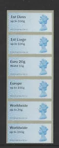 ERROR! MACHIN CL17S 1st on 2nd Collector Strip up to ww100g NCR POST GO SUPERB - Picture 1 of 1