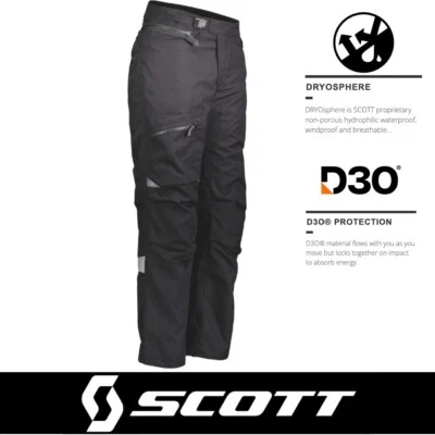 Adventure Motorcycle Trousers Scott Terrain Breathable Pants RRP £350 D-Medium - Image 1 of 4
