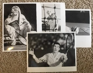 Lot Vtg Original Press Photo Tennis Player Star Open Tournament Nike McDonald's - Picture 1 of 5
