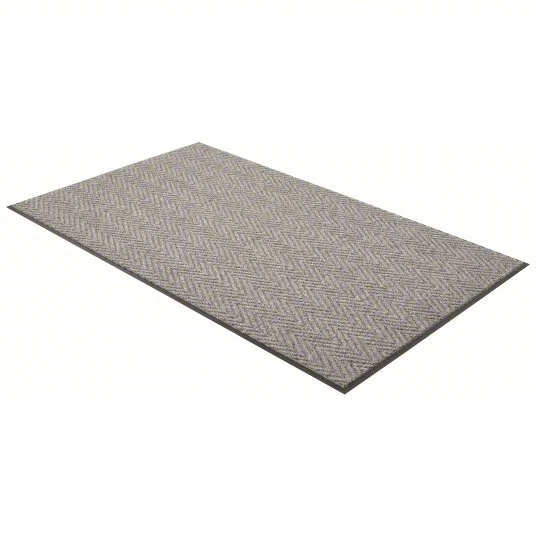 Floor Mat, Anti-Fatigue, Black, 3 x 12 Ft.