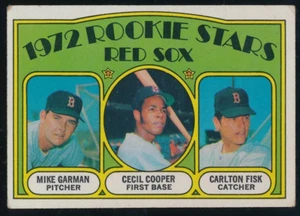 1972 Topps #79 Medias Rojas estrellas novatas Carlton Fisk RC EN MUY BUENA CONDICIÓN-EX - Imagen 1 de 2