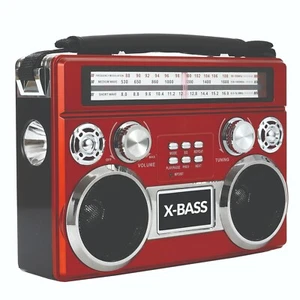 Supersonic SC-1097BT Retro AM/FM/SW 3-Band Portable Radio +Bluetooth+Flash Light - Picture 1 of 1