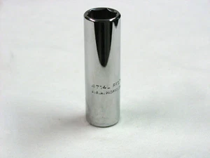 Proto Professional 4714L 1/4" Drive 7/16" Deep 6 Point Chrome Socket SAE USA - Picture 1 of 4