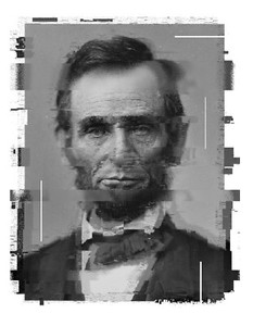Abraham Lincoln Portrait, Personal Wall Art, Famous, Iconic, Bespoke, A4 Print