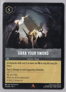 1x Grab Your Sword - Lorcana - The First Chapter - Rare - Imagen 1 de 1