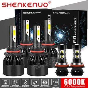 For Toyota RAV4 2008 2009 2010-2011 combo 6X Faro LED+Bombilla de luz antiniebla - Picture 1 of 11