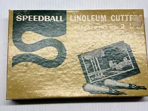 Vintage Speedball Linoleum Cutters Assortment No. 2 . 4132. USA. - Picture 1 of 7