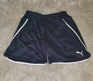 Puma Speed Shorts Women's Size XS Athletic Blue White Gym Logo - Picture 1 of 8