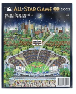 2022 MLB All Star Game Program Charles Fazzino Dodger Stadium Los Angeles 🌟 - Picture 1 of 1