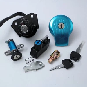 Lock Set Ignition Switch Fuel Gas Tank Cap for Yamaha V STAR 250 ROUTE 66 XV250 - Picture 1 of 9