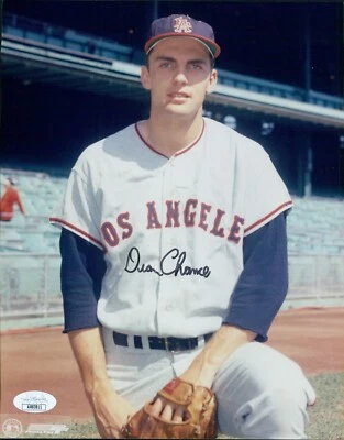 Dean Chance Los Angeles Angels Signed 8x10 Glossy Photo JSA Authenticated - Image 1 of 2