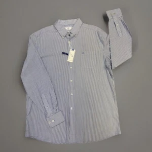 SOUTHERN TIDE Skipjack gestreiftes Button Down Hemd, blau weiß gestreift, Gr. XL neu mit Etikett! - Bild 1 von 11