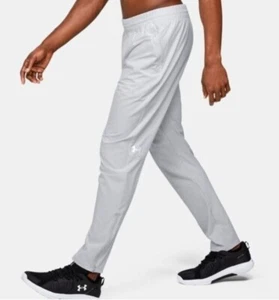 Under Armour Herren UA Squad gewebte Aufwärmhose - halograu - GRÖSSE L - Bild 1 von 5