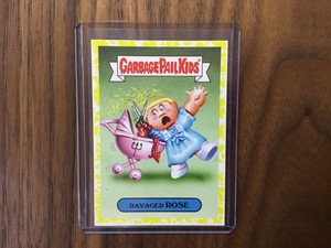 2018 Garbage Pail Kids GPK Oh, The Horror-ible #3A RAVAGED ROSE  Phlegm Yellow