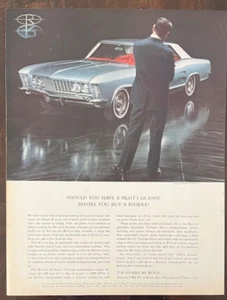 1963 Buick Riviera, sedan, silver, 2 doors, “should you have a pilot’s license” - Picture 1 of 1