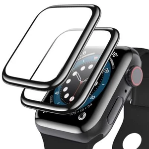 Pour Apple Watch Series10 9 8 7 46/42/45mm PET Protecteur d'écran Étanche Pack de 2 - Photo 1 sur 14
