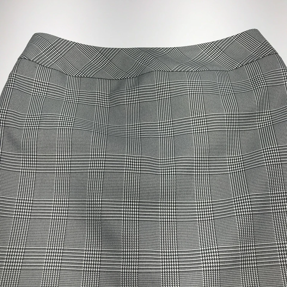 Falda Jones Wear Essentials para mujer talla 8 cremallera trasera gris pata de gallo hasta la rodilla Foto 1 de 4