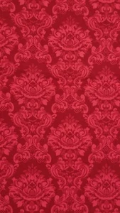 Sharon Kessler 2 yd Concord Red Tone Paisley Flower on Tone Victorian Fabric Vtg - Picture 1 of 13