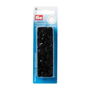 30 Prym Color Snaps schwarz rund Prym 393105 Druckknöpfe 12,4 mm - Bild 1 von 2