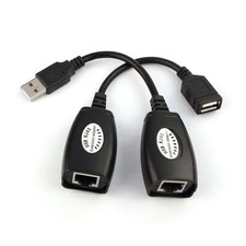 Network Wired USB 2.0 Lan Cables Extender To RJ45 Ethernet Extension Cable