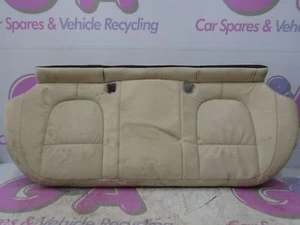 JAGUAR XF SALOON 2.7 TDV6 REAR IVORY LEATHER TRIPLE SEAT BASE 2008-2011 - Picture 1 of 11