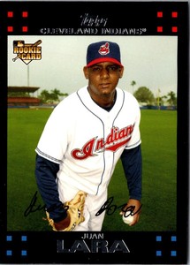 2007 Topps Juan Lara #635 Cleveland Indians
