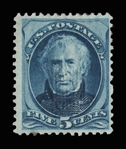 U.S. 179c 5¢ Taylor Unused RARE Continental 'J' Grill - SCV $9,500 - Picture 1 of 3