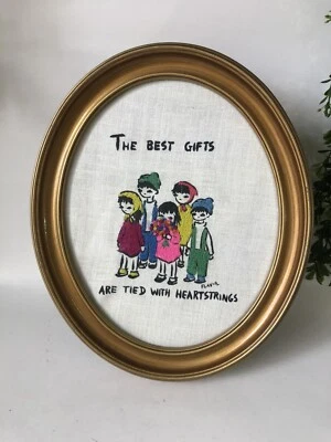 De Colección Bucilla LOS MEJORES REGALOS 1691 Bordado Cuadro Kit COLECCIÓN FLAVIA 10x12 Foto 1 de 4