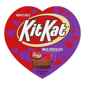 Kit Kat - Hershey's Miniatures Crisp Wafers in Milk Chocolate Candy Box - 6.4 oz - Picture 1 of 2