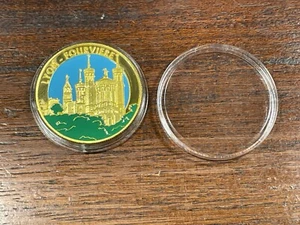 Médaille Souvenir du Patrimoine Lyon Fourvière en Couleur Capsule (8-38) - Imagen 1 de 5