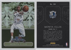 2014-15 Panini Excalibur Crusade Camouflage Monta Ellis #104