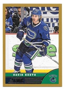 2013-14 Score Gold #511 David Booth (Canucks)