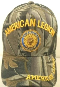 AMERICAN LEGION MILITARY CAP AMERICAN LEGION HAT CAMOUFLAGE - Picture 1 of 3