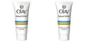Olay Natural White 2x 20g Light Instant Glowing Fairness Cream Free Shipping - Picture 1 of 3