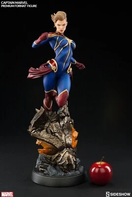 Estátua Sideshow Marvel Captain MARVEL Carol Danvers formato premium EXCLUSIVA - Imagem 1 de 4