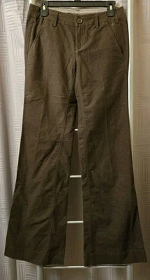 Pantalones chinos ligeros de algodón G1 GOODS Tailor Goods marrón pierna acampanada talla 2 Foto 1 de 4
