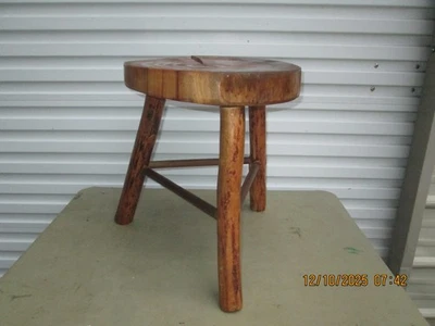 Organic Live Edge Tree Slice Side Table or Stool, Natural Wood FREE SHIPPING - Image 1 of 4