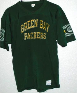 Vintage 1980er Green Bay Packers Football Champion Durene Trikot T-Shirt Large - Bild 1 von 3