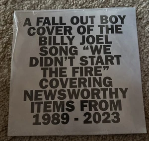 FALL OUT BOY WE DIDN'T START THE FIRE 7" LIMITED VINYL NEW IN HAND - Picture 1 of 2