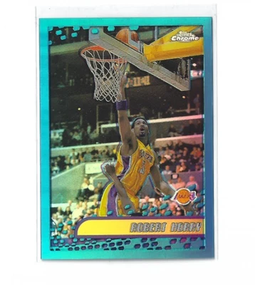 2001-02 Topps cromo Robert Horry #58 refractor LA Lakers Foto 1 de 2
