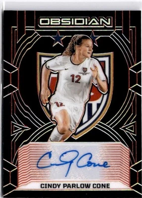 Cindy Parlow Cone 2024-25 Panini Obsidian Class 1999 automático naranja USWNT #028/149 Foto 1 de 2