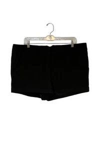 Maurices Women’s 18 Black Lace Shorts Smart Boot Dressy Stretch Textured  - Bild 1 von 7