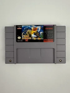 King of the Monsters 2 SNES Super Nintendo Juego de Lucha Probado Auténtico Carrito - Imagen 1 de 22