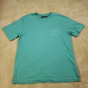 T-shirt Greg Norman adulto media M uomo verde manica corta cotone tasca frontale - Foto 1 di 9