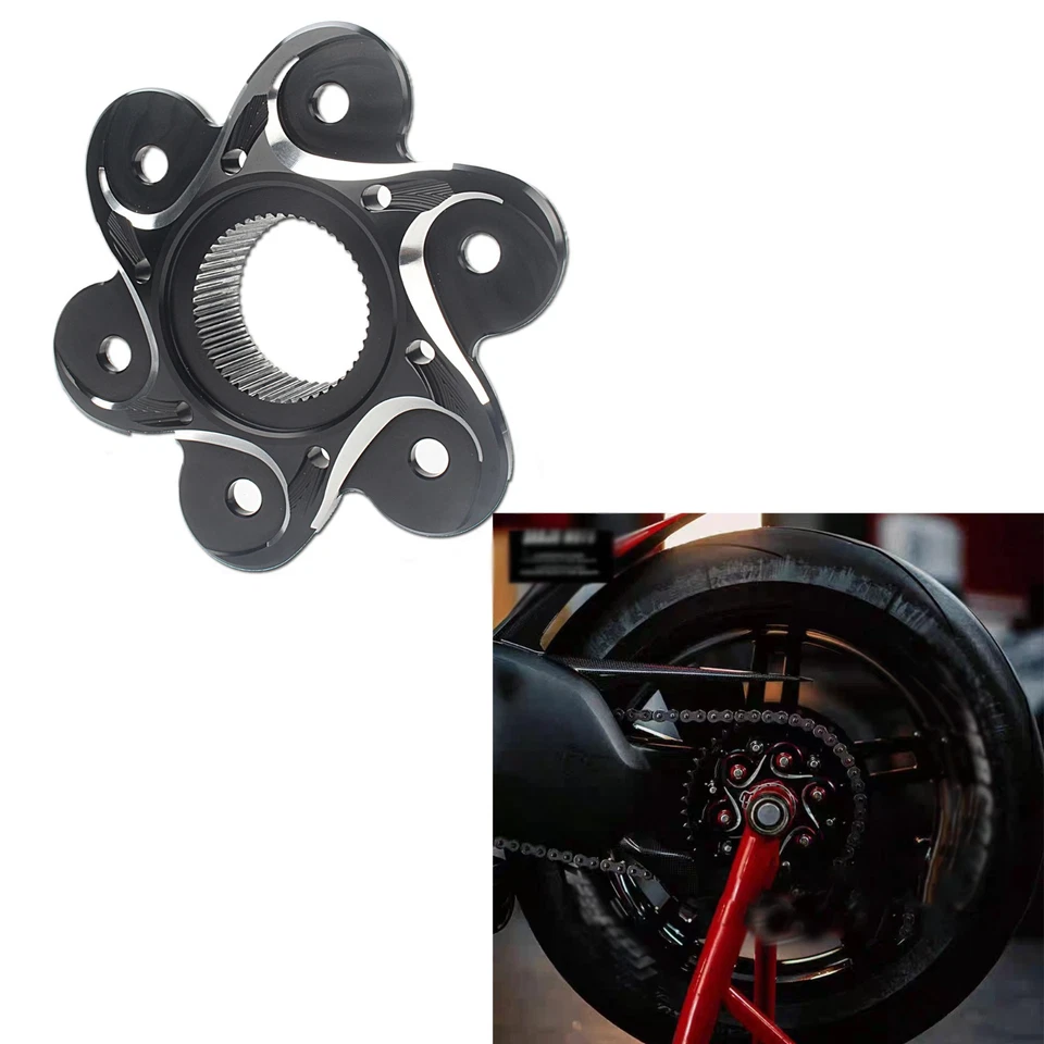 Brida de piñón trasero bicolor para Ducatl Panigale V4/S/R V2 Streetfighter V2 Foto 1 de 4